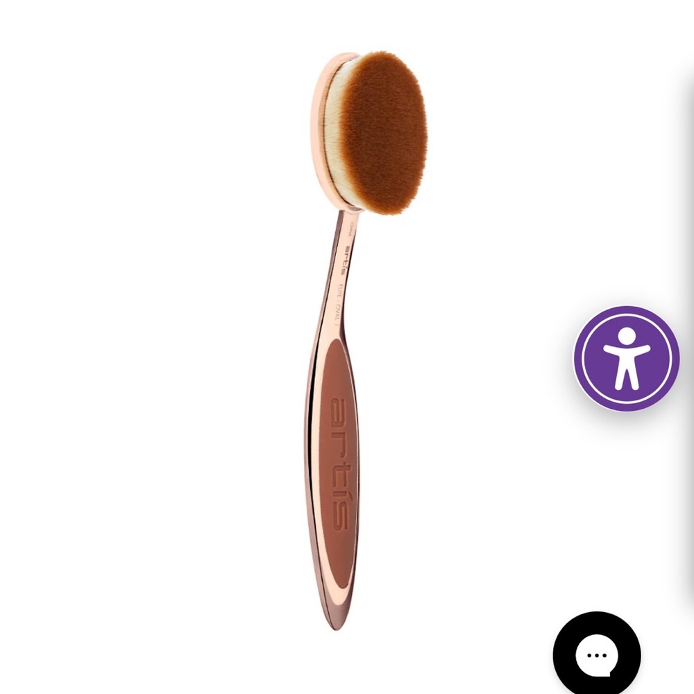 Artis Elite Oval 7 Makeup Brush Rose Gold Foundation Bronzer Skincare NWOB